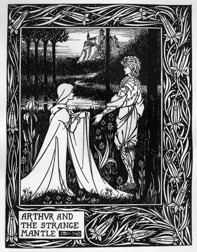 Arthur and the Strange Mantle, an illustration from 